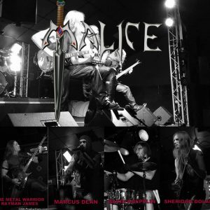 0E - Malice band live collage