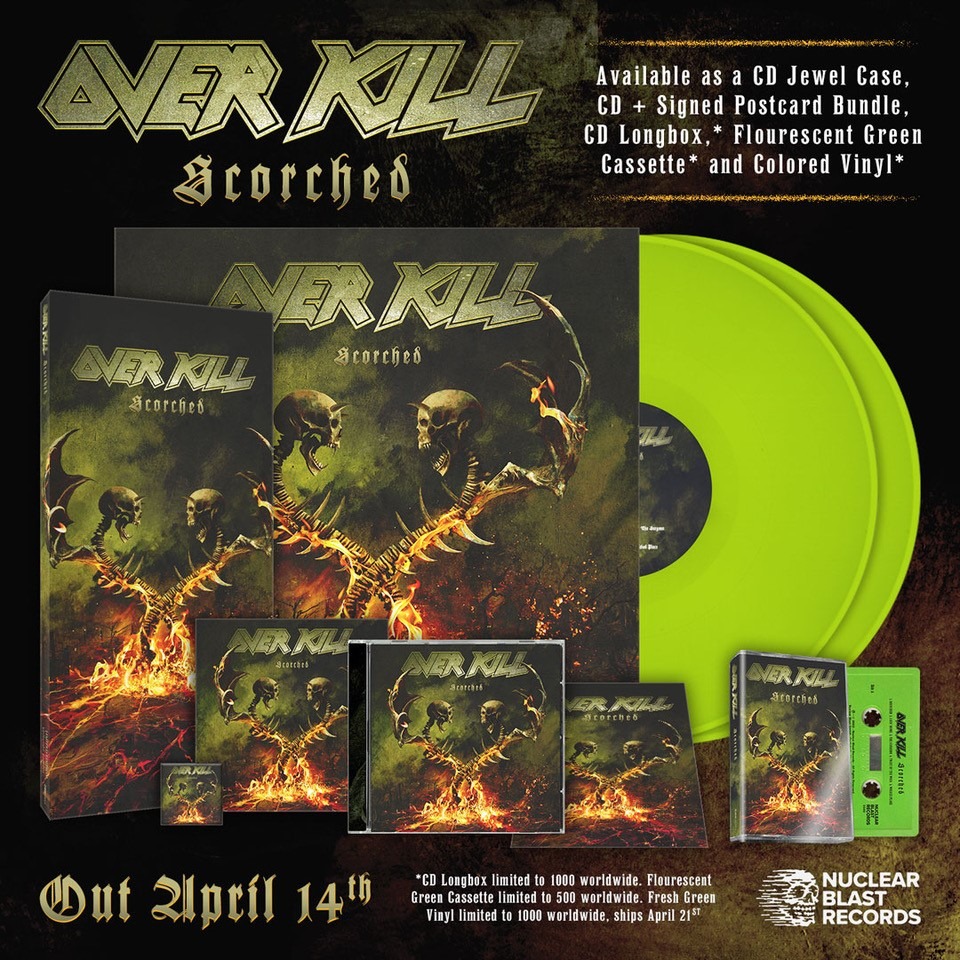 NEWS OVERKILL ANNOUNCE NEW ALBUM + NEW SINGLE METAL GODS TV