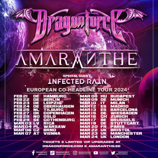 dragonforce uk tour 2024